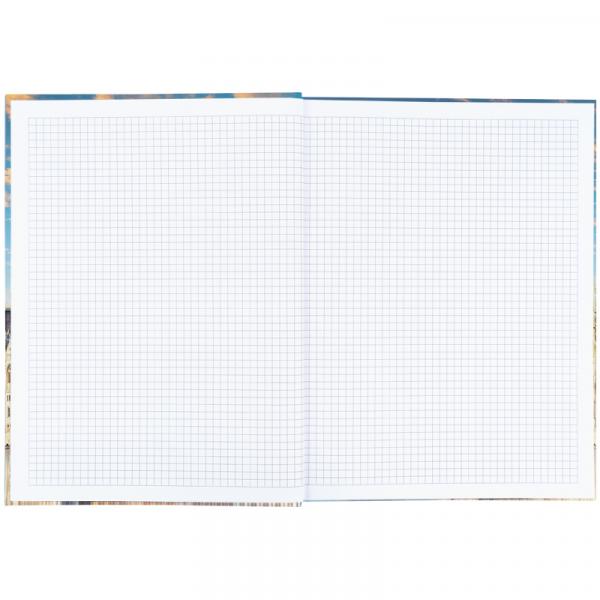 Книга записна А4-, 203*273 мм,96арк., кліт., City,  Budapest