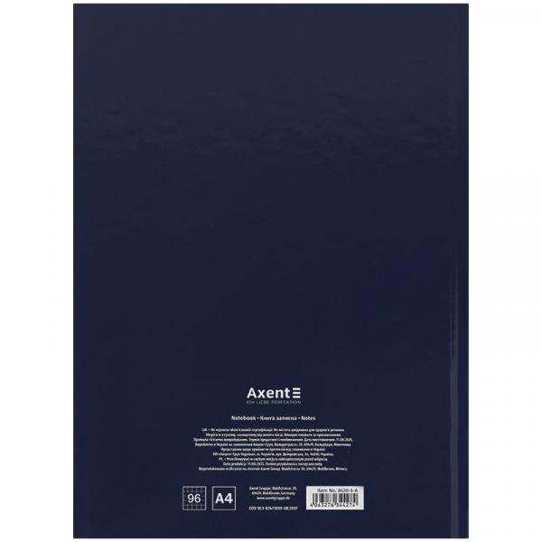 Книга записна А4-, 203*273 мм,96 арк., кл. One color, синя