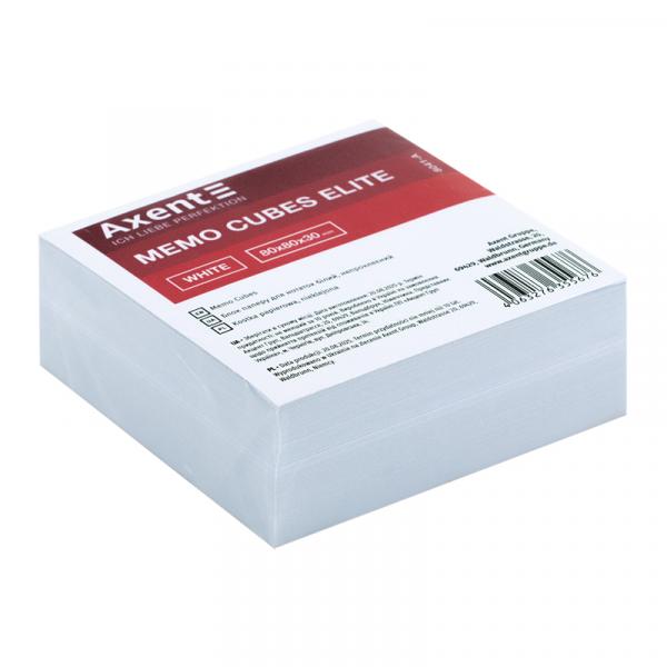 Папір для нотаток Elite "White" 80х80х30мм, непроклеєний
