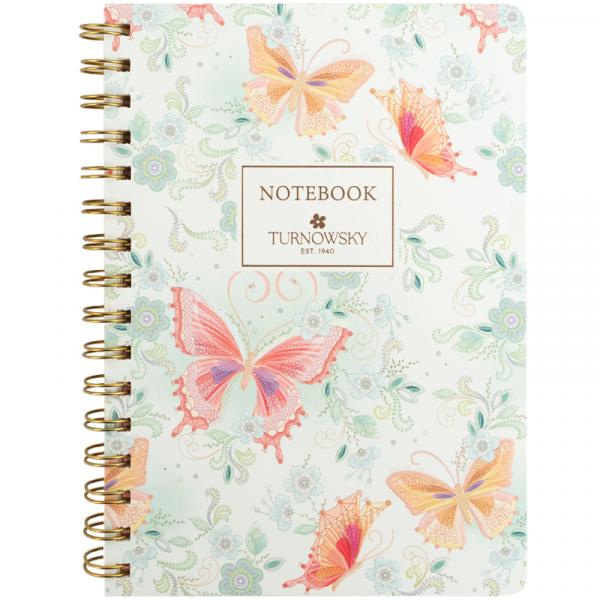 Блокнот на спіралі тв. об., А5, 80 арк,кл,TR,Nat Melody 1