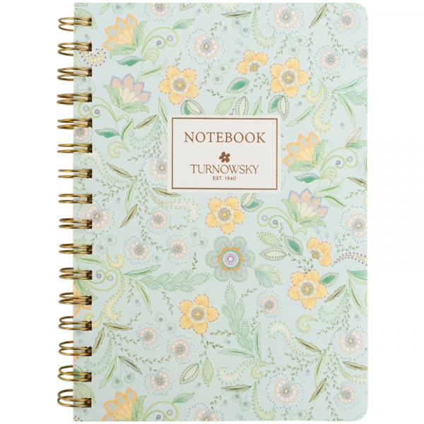 Блокнот на спіралі тв. об., А5, 80 арк,кл,TR,Nat Melody 2