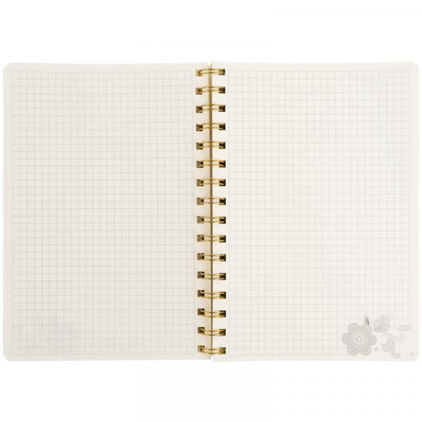 Блокнот на спіралі тв. об., А5, 80 арк,кл,TR,Nat Melody 2