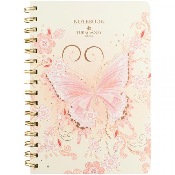 Блокнот на спіралі тв. об., А5, 80 арк,кл,TR,Nat Melody 3