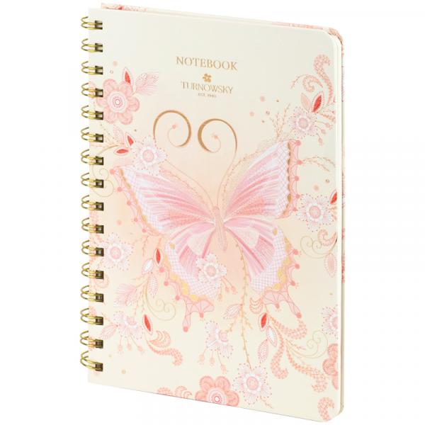 Блокнот на спіралі тв. об., А5, 80 арк,кл,TR,Nat Melody 3