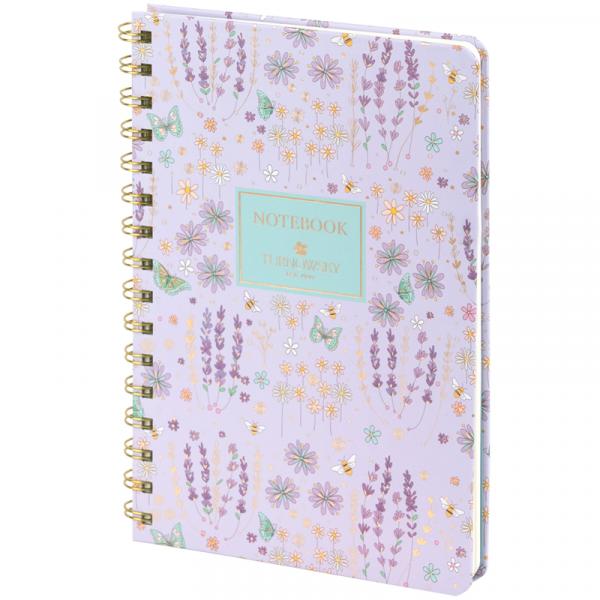 Блокнот на спіралі тв. об., А5, 80 арк,кл,TR,Morning Dew 2