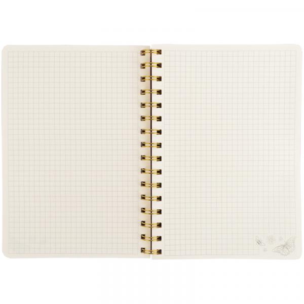 Блокнот на спіралі тв. об., А5, 80 арк,кл,TR,Morning Dew 2