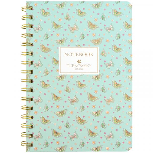 Блокнот на спіралі тв. об., А5, 80 арк,кл,TR,Morning Dew 3