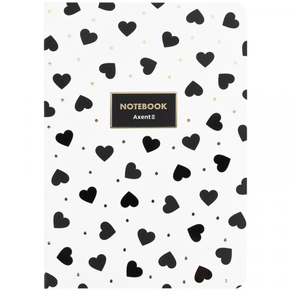 Книга записна  A5, 80 арк. кл., Black&White