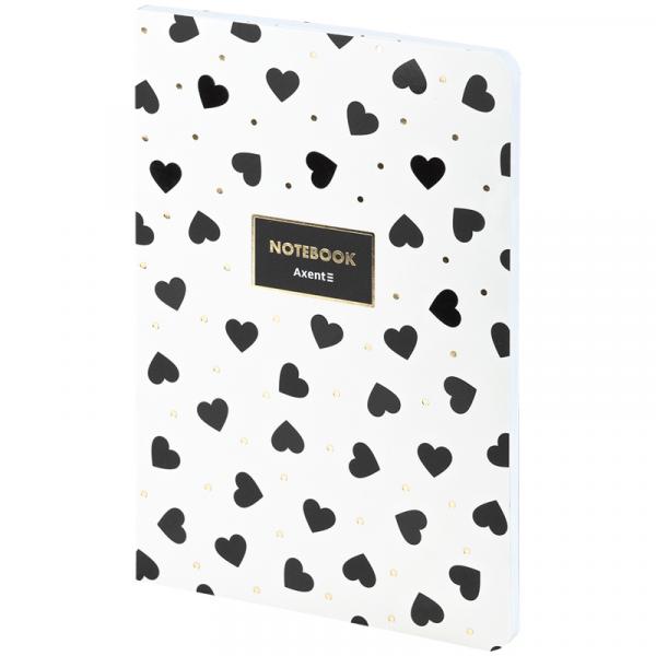 Книга записна  A5, 80 арк. кл., Black&White