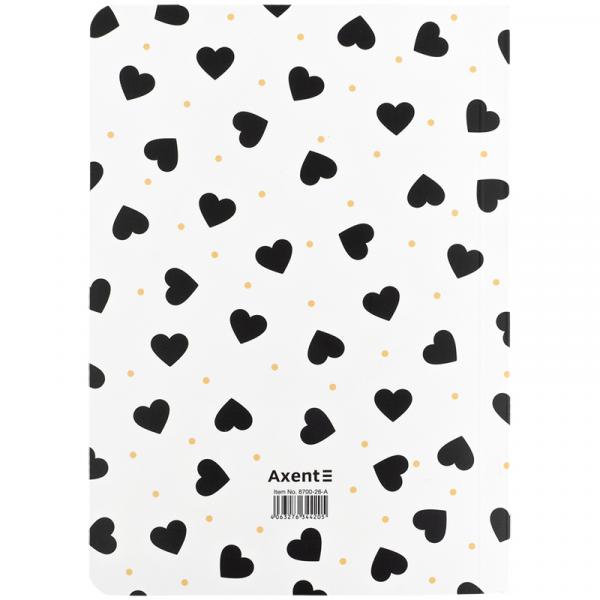 Книга записна  A5, 80 арк. кл., Black&White
