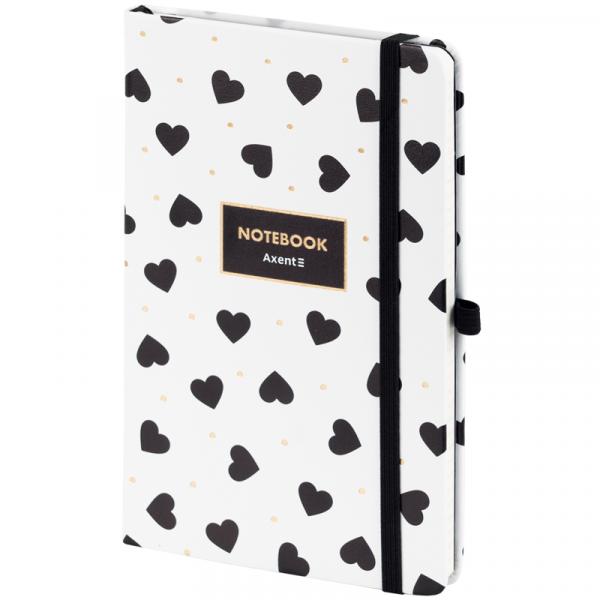 Книга записна Partner, 125*195, 96арк, кл, Black&White