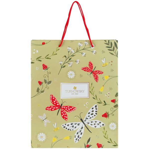 Пакет паперовий подарунковий, 26х32см, TR, Secret Garden 2