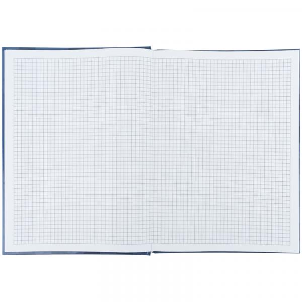 Книга записна А4-, 203*273 мм,96арк., кліт., Mosaic, синя