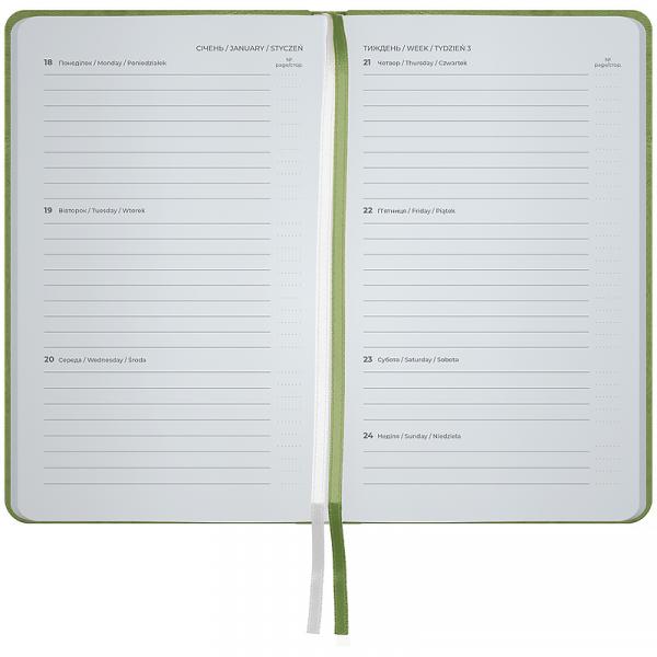 Щотижневик 2027 Pocket Strong, 90*150, хакі