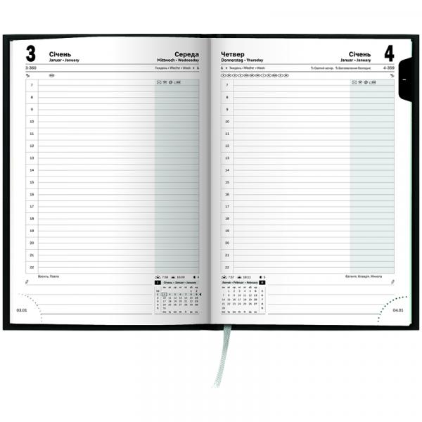Щоденник 2026 Стандарт Miradur с/т чорний