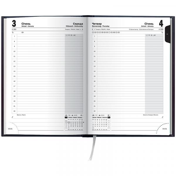 Щоденник 2026 Стандарт Torino слп/т синiй