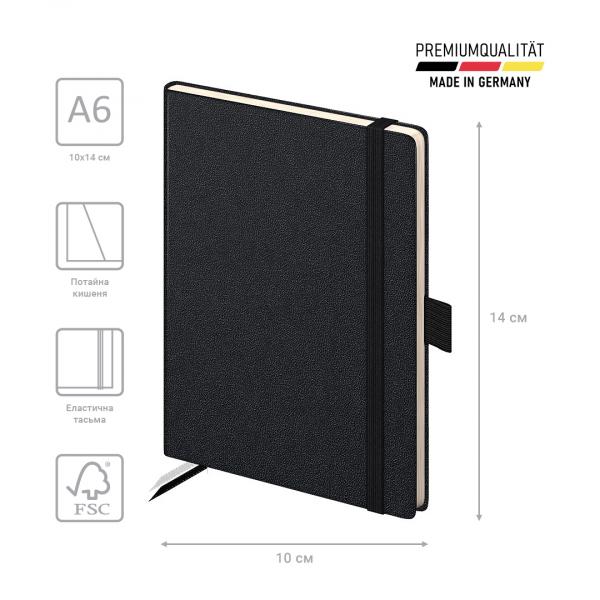 Щоденник Euro Компаньйон 10*14 Strong чорний