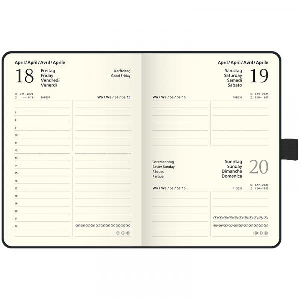 Щоденник Euro Компаньйон 10*14 Strong чорний