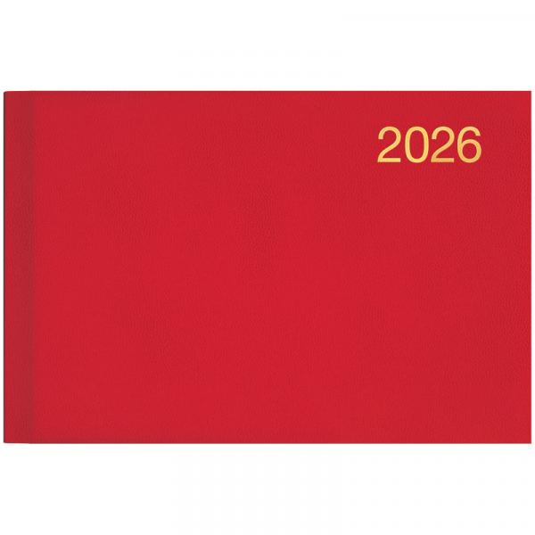 Щотижневик 2026 кишеньк. Miradur з/т червоний