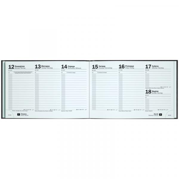 Щотижневик 2026 кишеньк. Miradur срб/т чорний