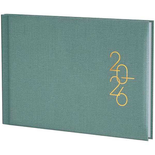 Щотижневик 2026 кишеньк Linesse морський зелений