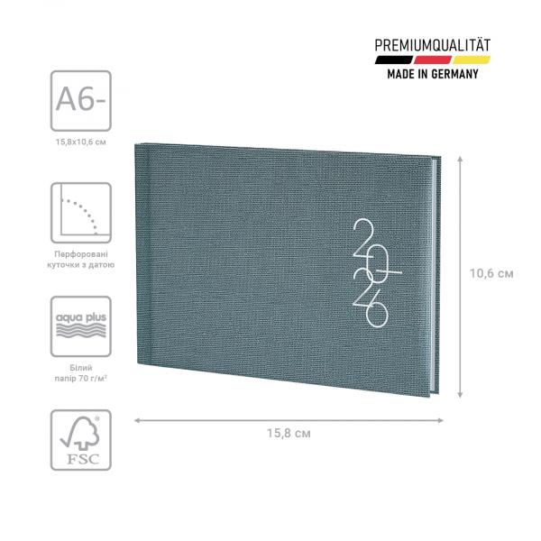 Щотижневик 2026 кишеньк Linesse нічний синій