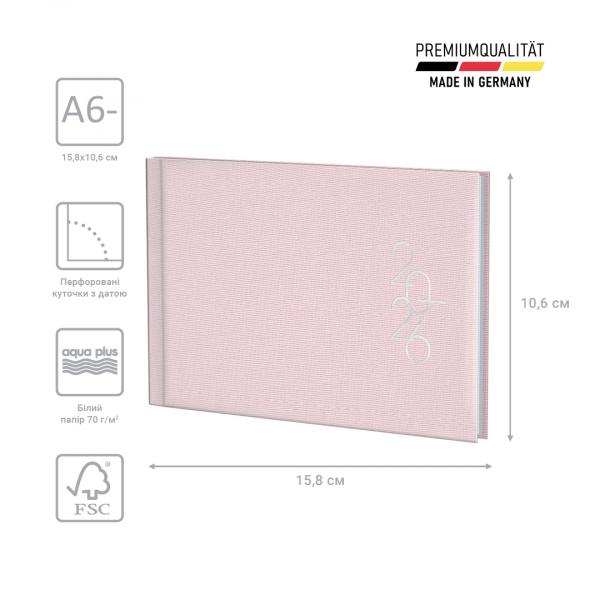 Щотижневик 2026 кишеньк Linesse пудровий