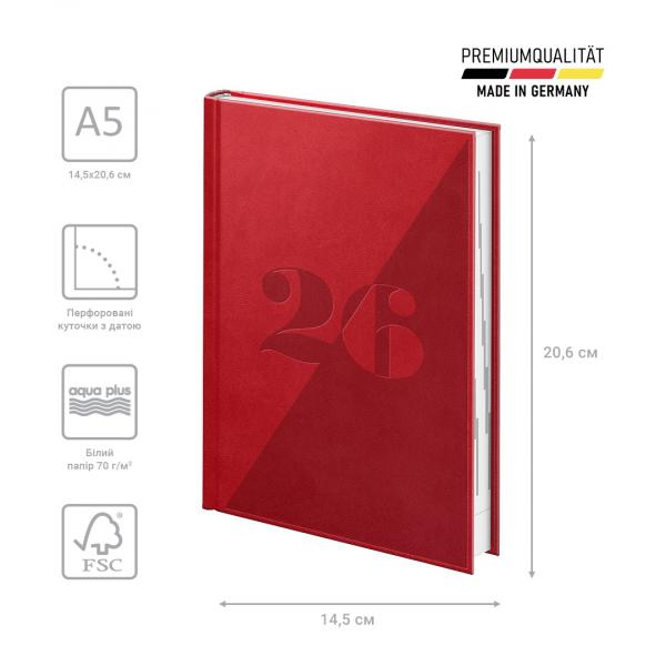 Щоденник 2026 Стандарт Torino Trend кораловий