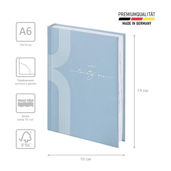 Щоденник 2026 кишеньковий Torino Trend блакитний