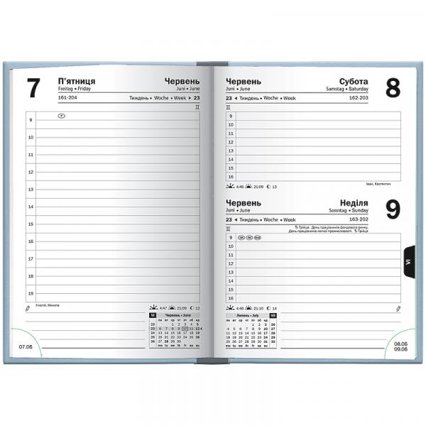 Щоденник 2026 кишеньковий Torino Trend блакитний