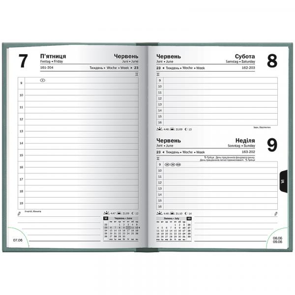 Щоденник 2026 кишеньковий Torino Trend бірюз. холодний