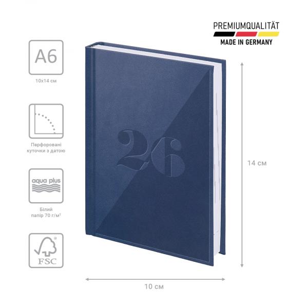 Щоденник 2026 кишеньковий Torino Trend синій