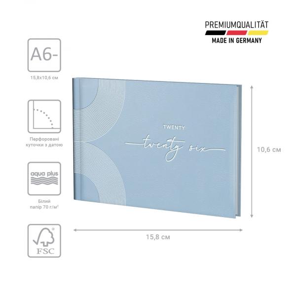 Щотижневик 2026 кишеньк Torino Trend блакитний