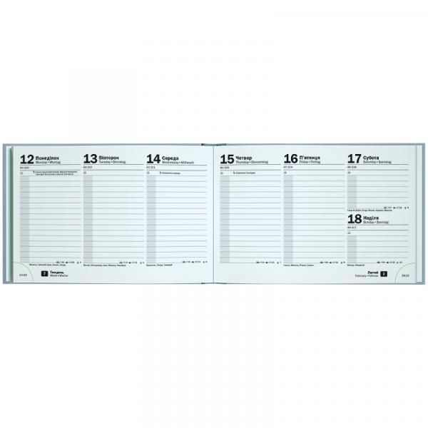 Щотижневик 2026 кишеньк Torino Trend блакитний