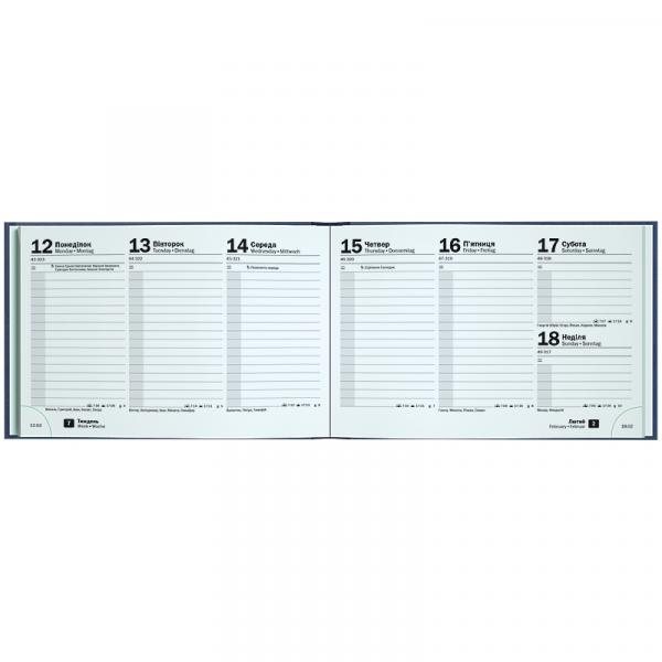 Щотижневик 2026 кишеньк Torino Trend синій