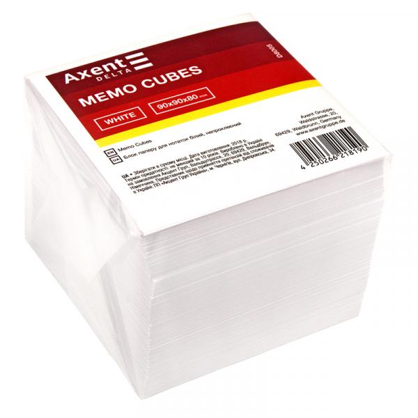 Папір для нотаток білий 90х90х80мм, непрок