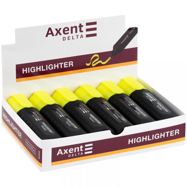 Маркер Highlighter Standard D2505, 1-5 мм клиноп. жовтий