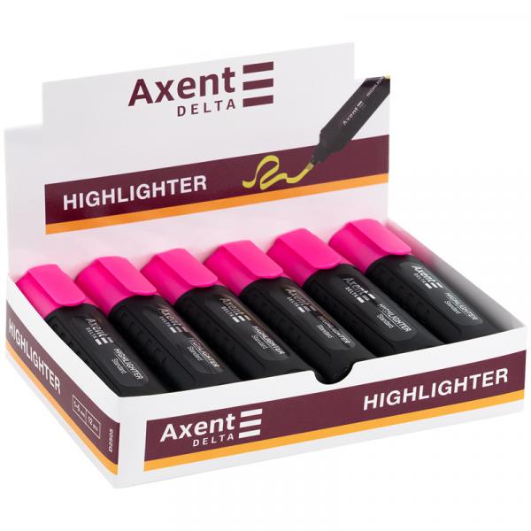 Маркер Highlighter Standard D2505, 1-5 мм клиноп. рожевий