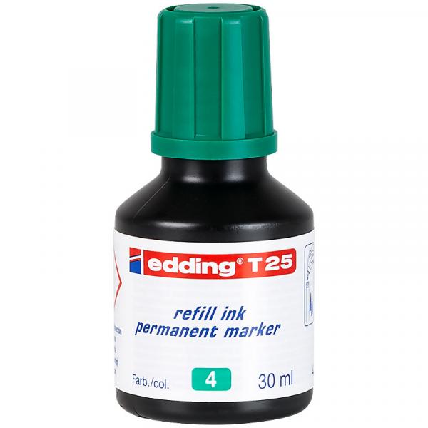 Чорнило для заправки Permanent e-T25 зелене