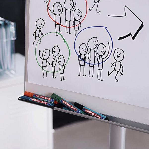Маркер Flipchart e-380/04 набір 4 шт (блістер PVC)