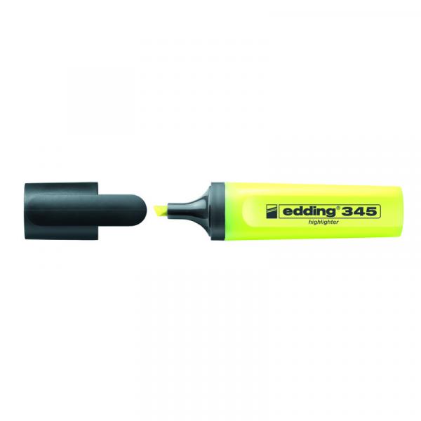 Маркер Highlighter e-345 2-5 мм клиноподіб жовтий