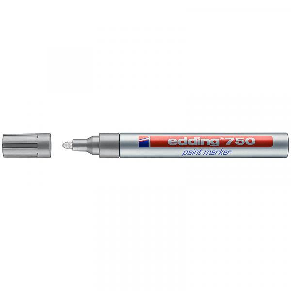 Маркер Paint e-750 2-4 мм круглий срібний