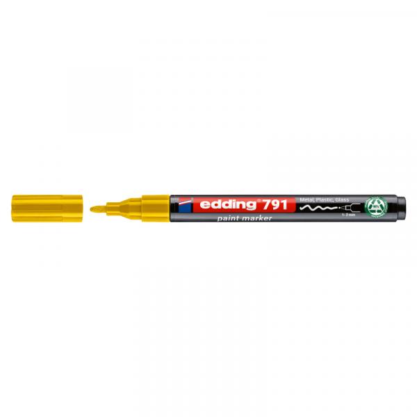 Маркер Paint e-791 1-2 мм круглий жовтий