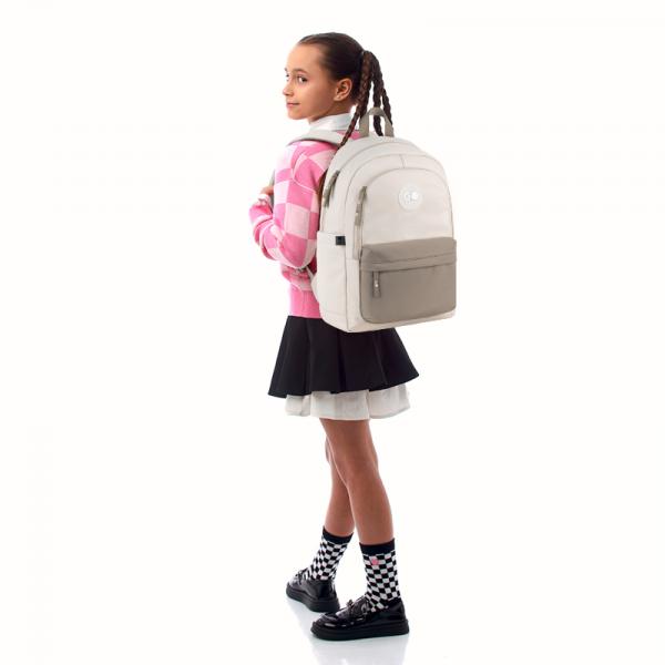 Рюкзак GoPack Education Teens 141L бежевий, коричневий