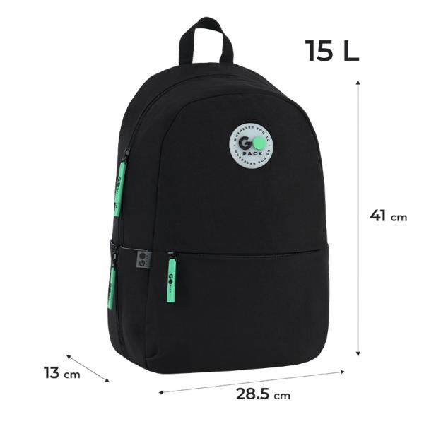 Рюкзак GoPack Education Teens 188M-4 чорний