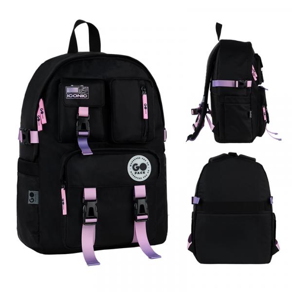 Рюкзак GoPack Education Teens 2500L чорний, градієнт