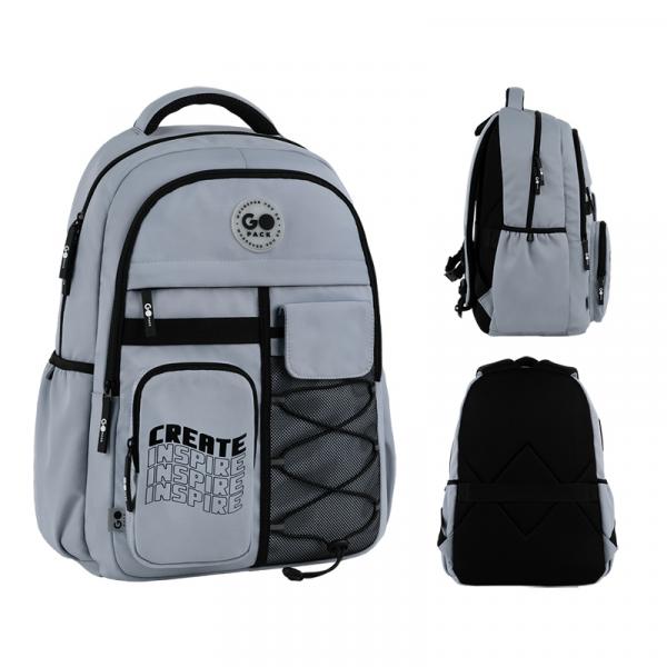 Рюкзак GoPack Education Teens 184 сірий