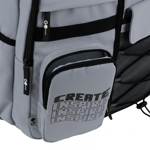 Рюкзак GoPack Education Teens 184 сірий
