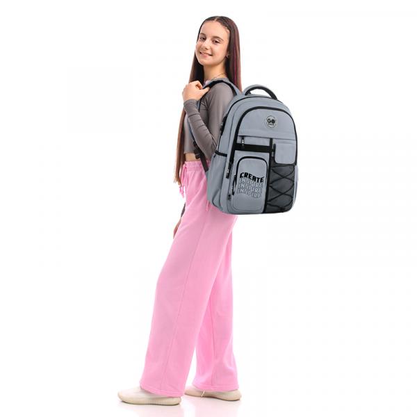 Рюкзак GoPack Education Teens 184 сірий