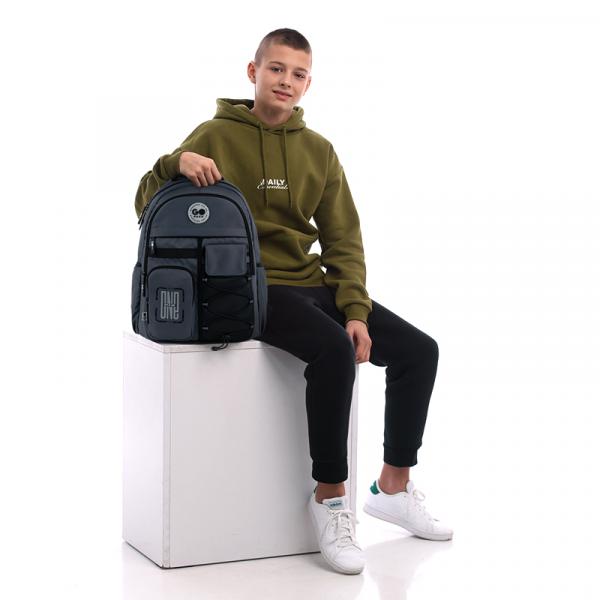 Рюкзак GoPack Education Teens 184 темно-сірий